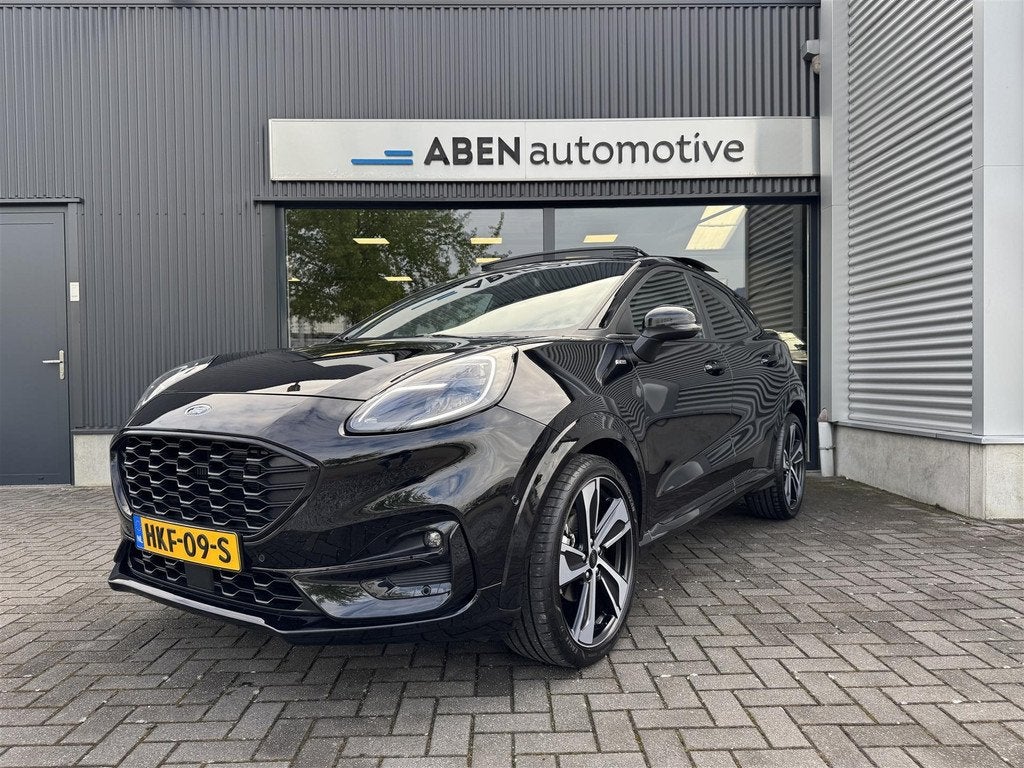 Ford Puma 1.0 EcoBoost Hybrid 125PK ST-Line X (PANO|19"|B&O|, Voorwielaandrijving, 125 pk, Zwart, Zwart