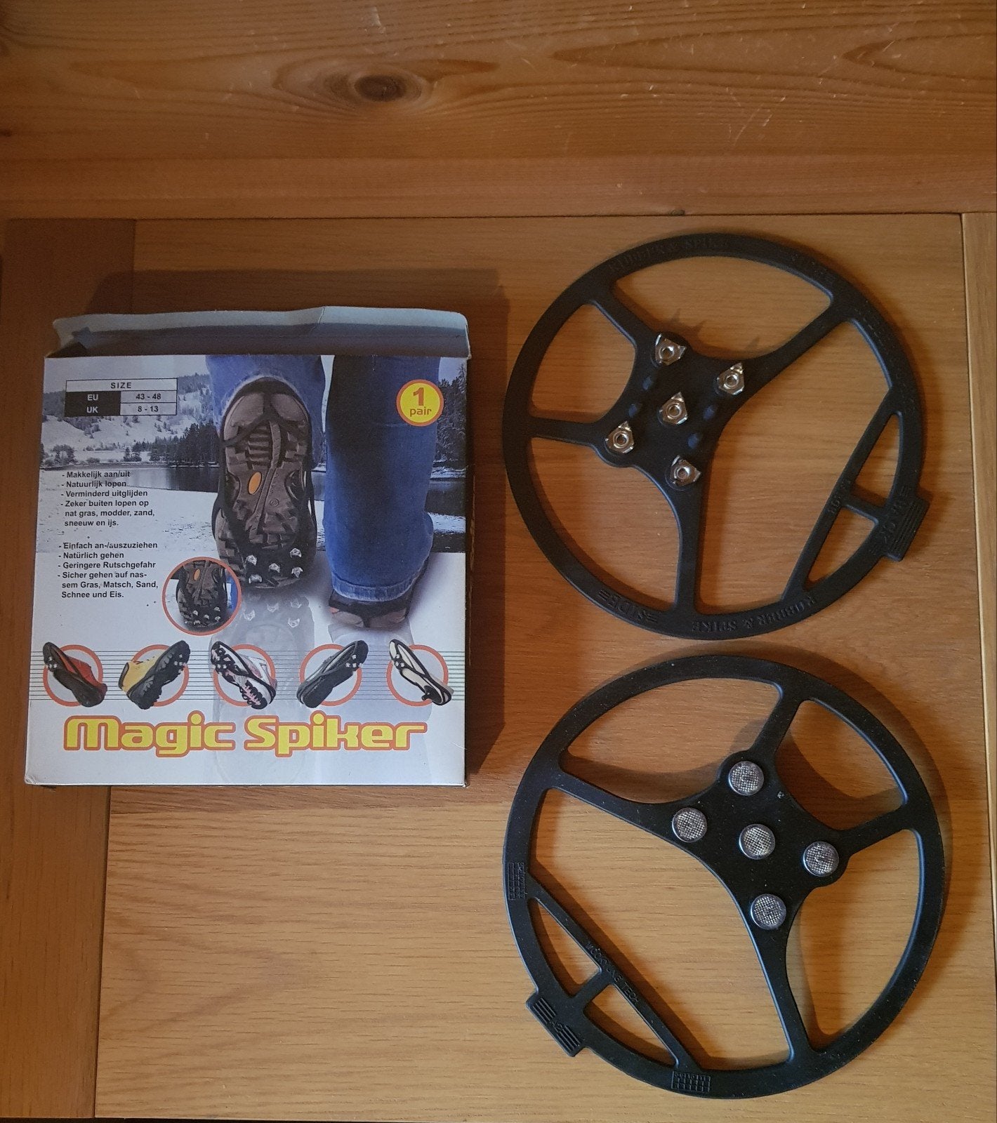 Magic Spiker Anti-Slip sneeuwkettingen voor schoenen, Ophalen of Verzenden, Nieuw, Schoenen