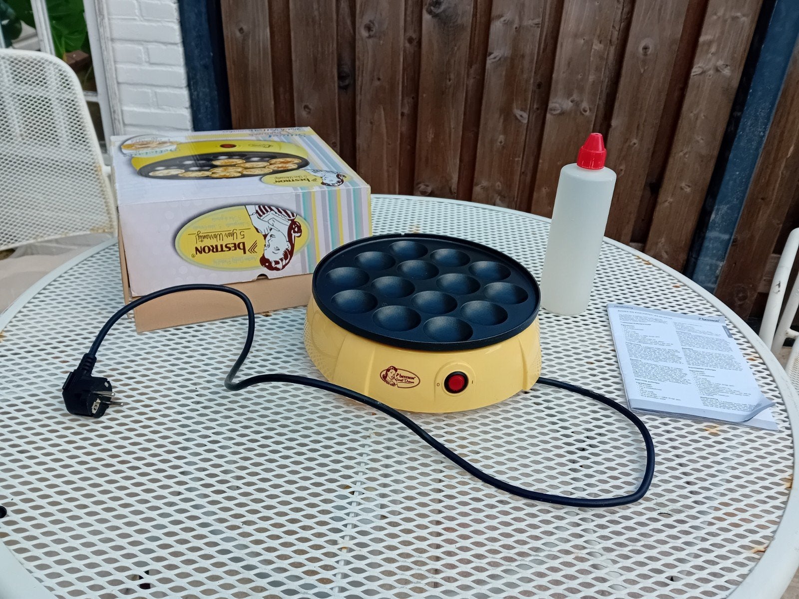 Bestron Poffertjesmaker - Zo goed als nieuw, Ophalen of Verzenden