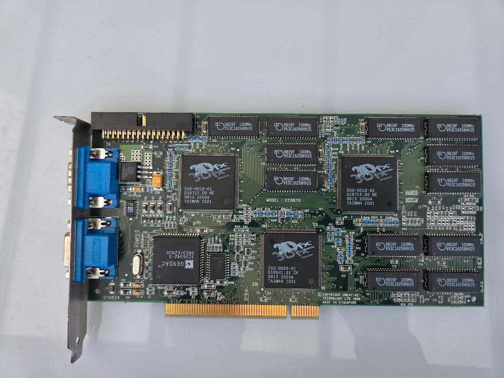 3dfx Voodoo 2 8mb CT6670 / Diamond Viper II Z200, Computers en Software, Videokaarten, PCI-Express 4.0, GDDR6, Ophalen