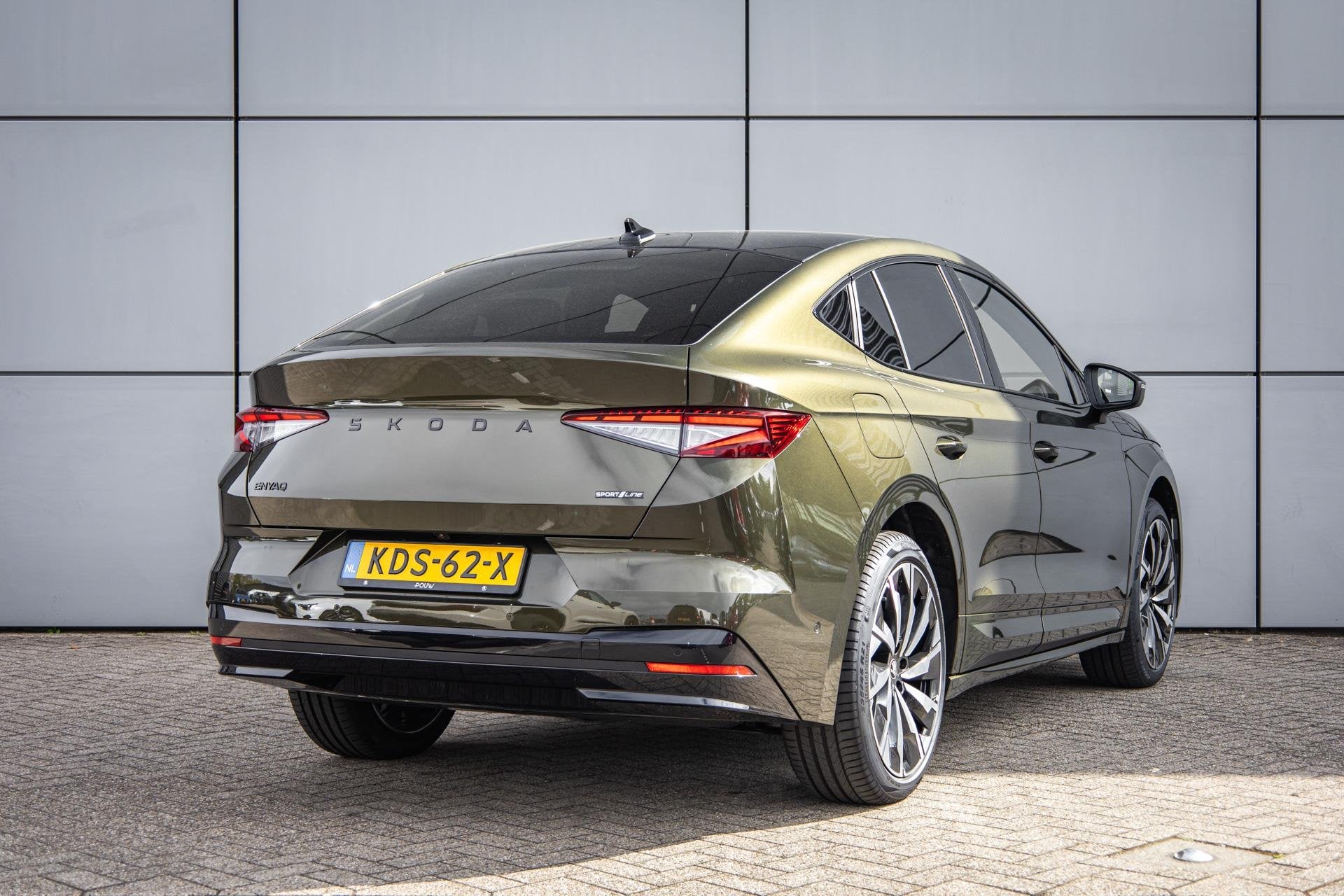 Skoda Enyaq Coupé 60 204pk Sportline | Trekhaak Wegklapbaar, 12 maanden, 1906 kg, Zwart, 24 min