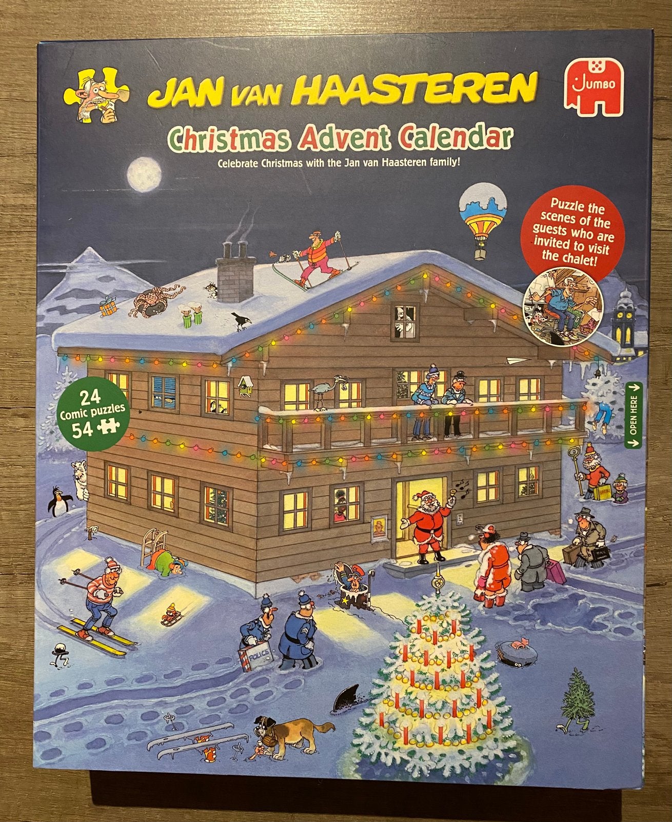 Jan van haasteren puzzel 24x 54 stukjes, Ophalen, Minder dan 500 stukjes, Zo goed als nieuw