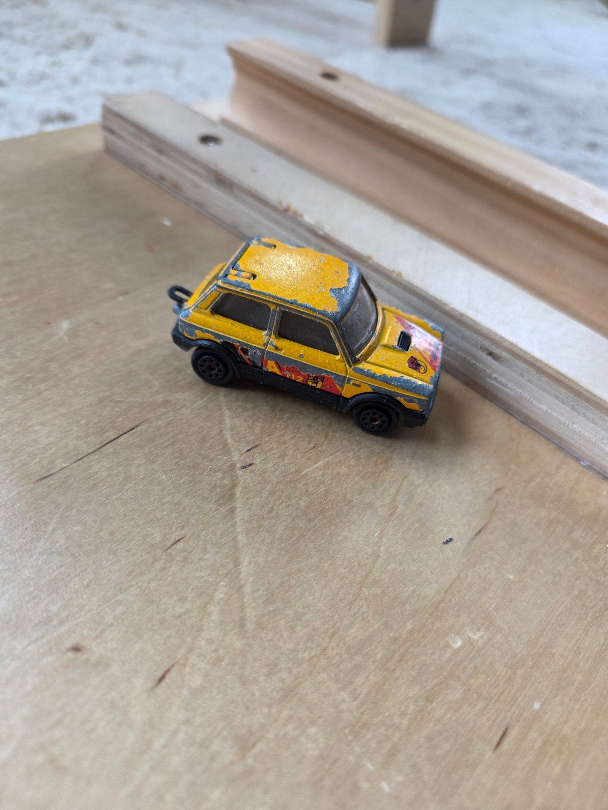 Majorette Autobianchi A.112 - Vintage Speelgoedauto, Ophalen of Verzenden, Gebruikt