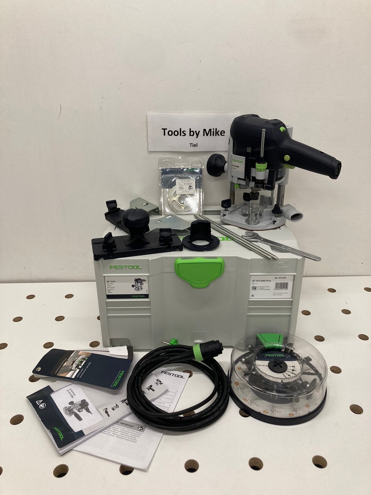 Festool of1010ebq bovenfrees set, Ophalen, Zo goed als nieuw, Elektrisch, Bovenfrees