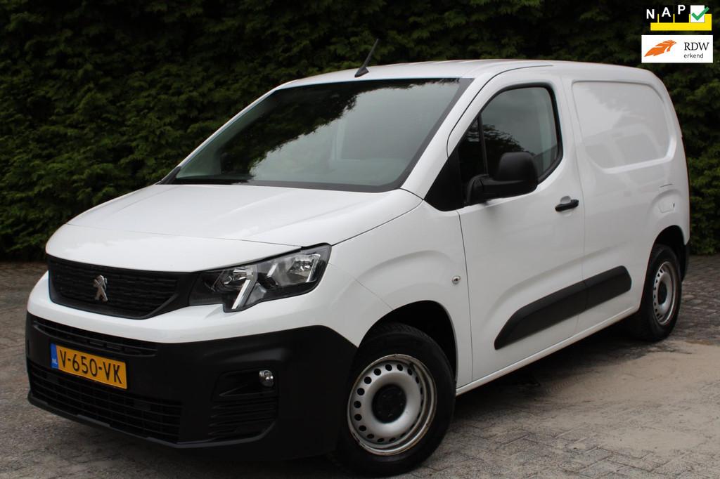 Peugeot Partner 1.6 BlueHDI Premium 75PK | Airco | Achterkle, Auto's, Voorwielaandrijving, Stof, Gebruikt, 4 cilinders