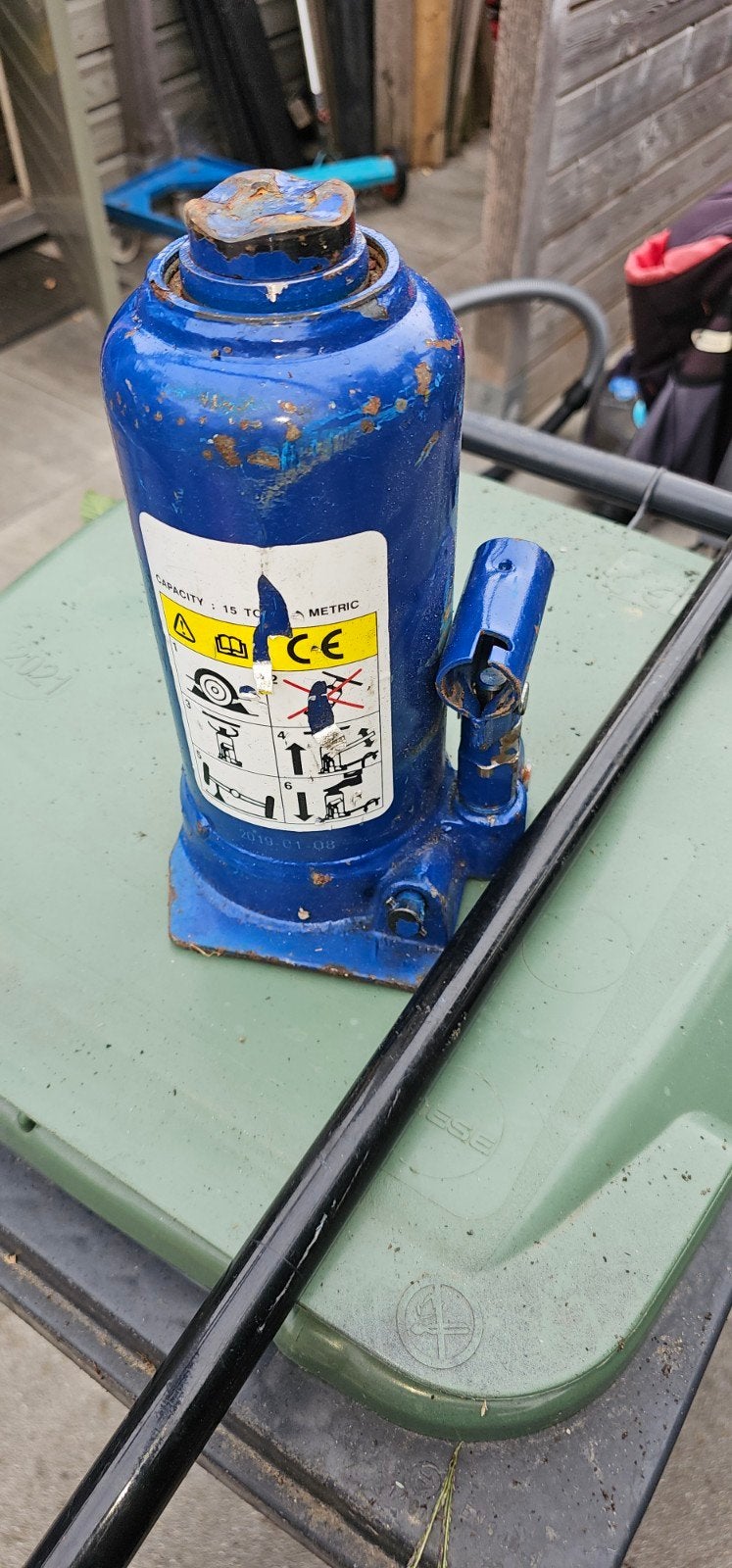 15 tons vrachtwagen krik, Auto diversen, Krikken, Ophalen of Verzenden, Hydraulisch