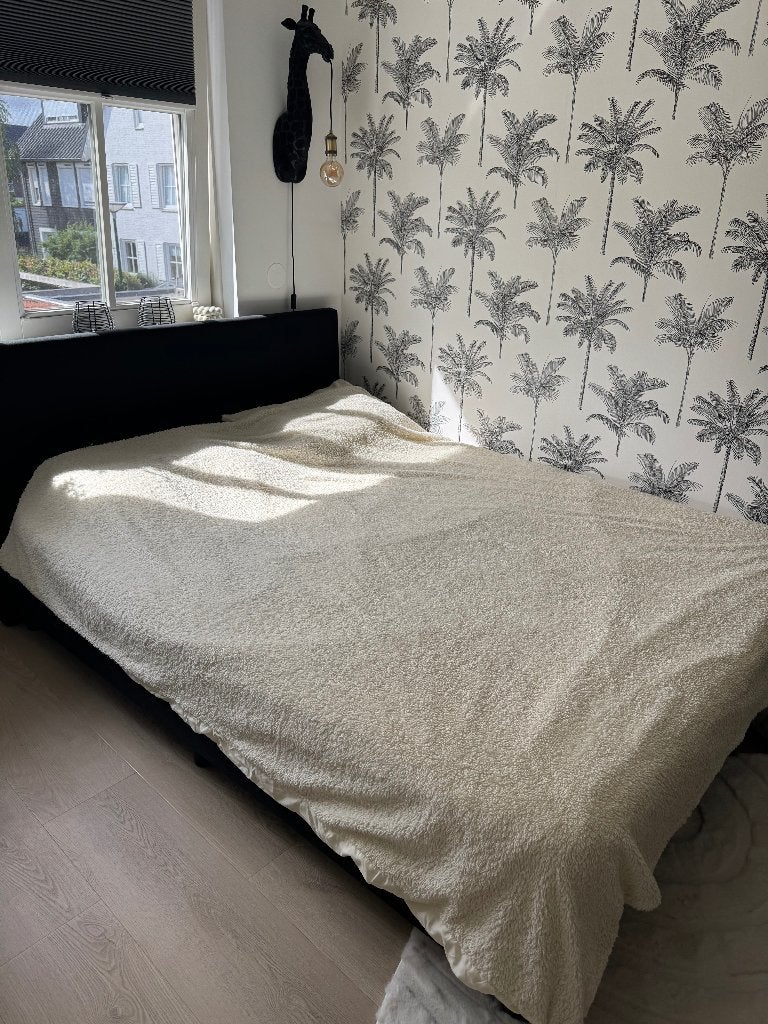 Teddy dekbedovertrek, 200cm x 200cm, creme kleur Fresh & Co, Beige, Dekbedovertrek, Overige materialen, Tweepersoons