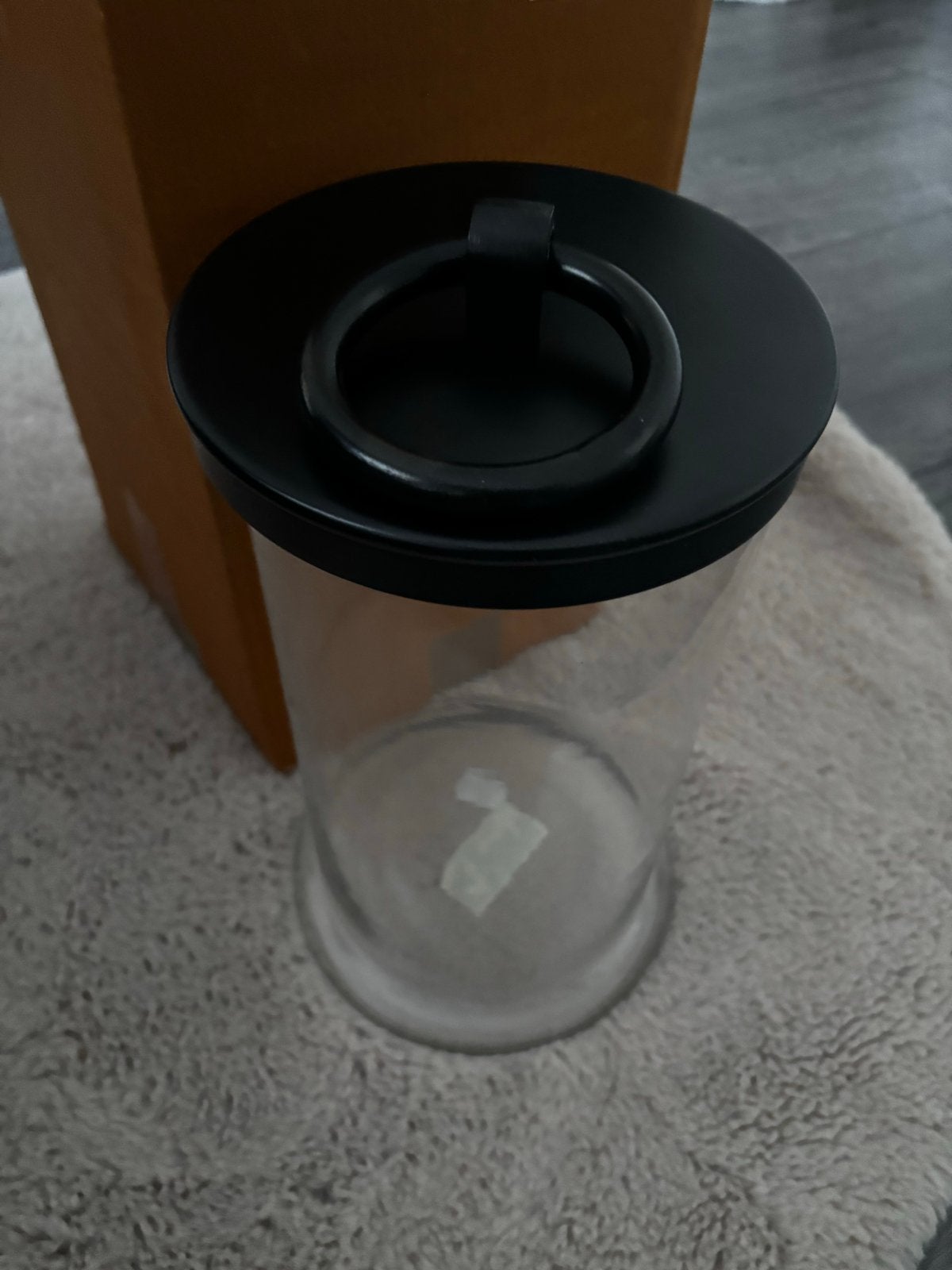 Riviera Maison Cordoba Storage Jar Black L, Zwart, Nieuw, Ophalen of Verzenden, Modern