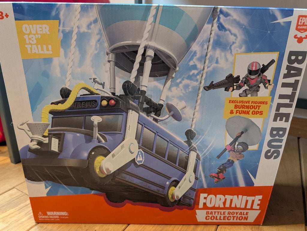 Fortnite battle bus, Ophalen of Verzenden, Zo goed als nieuw