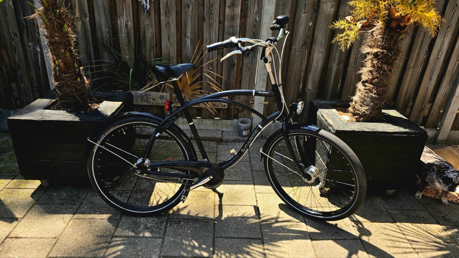 Heren fiets Sparta bullet black line, Ophalen, Sparta, Versnellingen, Zo goed als nieuw
