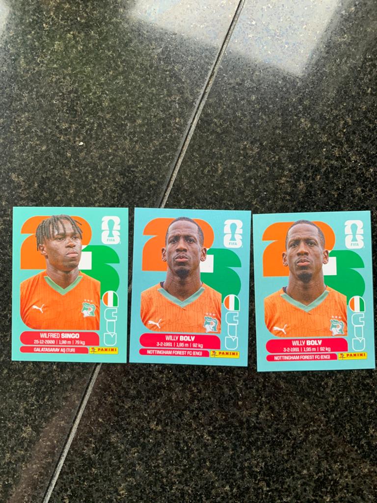 Ivoorkust (WK 2026 Panini stickers), Ophalen of Verzenden, Zo goed als nieuw, Meerdere stickers