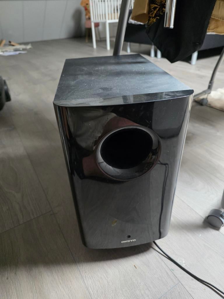 Skw 658 Onkyo, Audio, Tv en Foto, Luidsprekers, Gebruikt, Subwoofer, 120 watt of meer, Ophalen