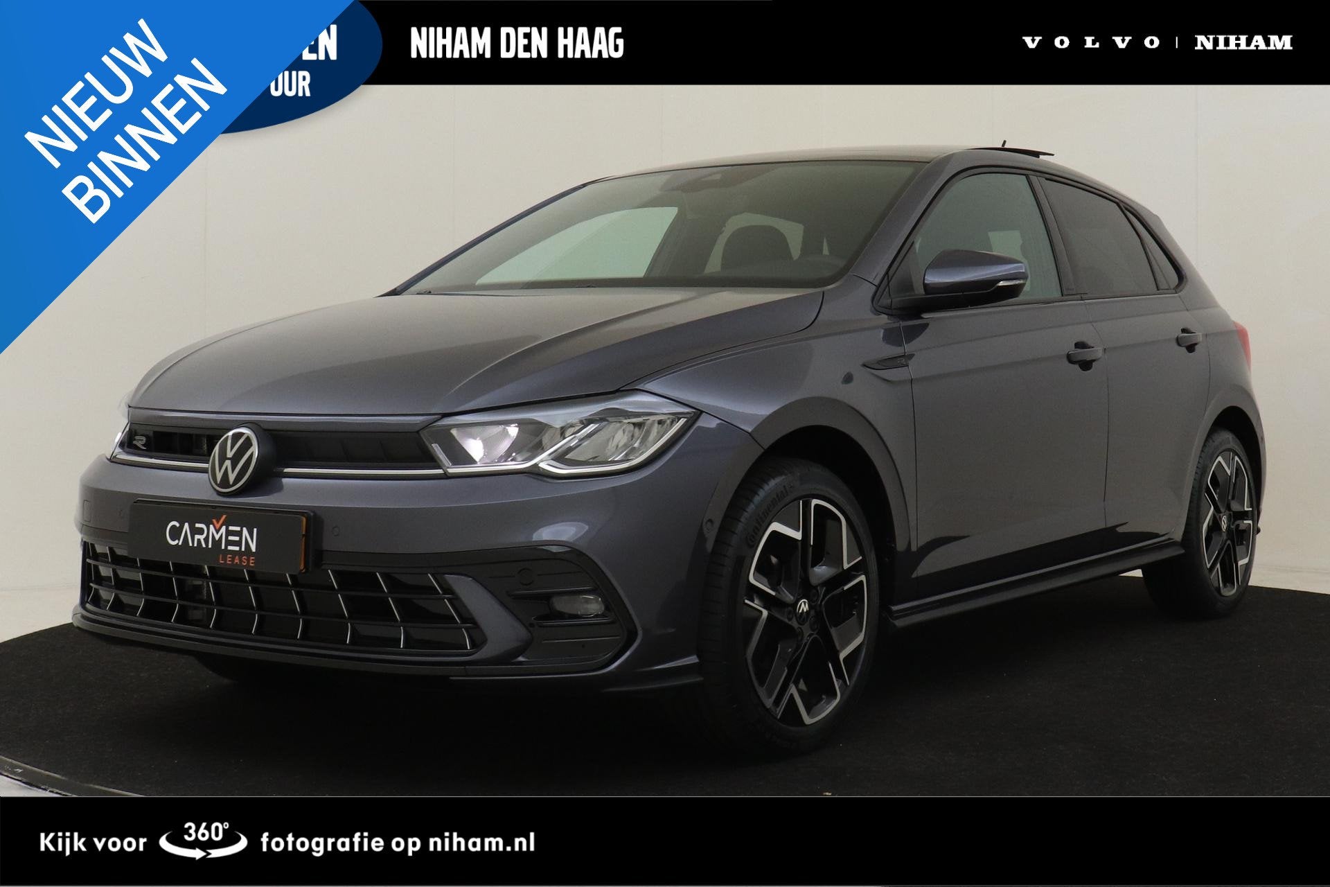 VOLKSWAGEN POLO 1.0 TSI R-LINE EDITION -PANO.DAK|KEYLESS|CAR, 12 maanden, Stof, Gebruikt, Euro 6