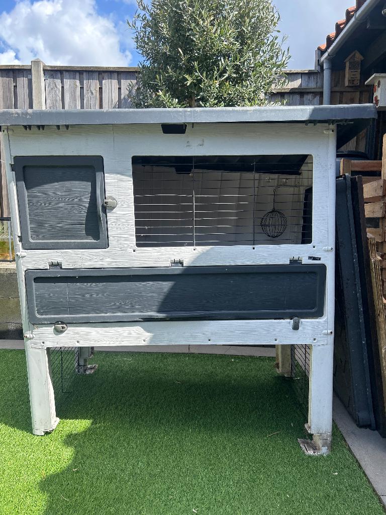 Konijnenhok GRATIS, Ophalen, Gebruikt, 90 cm of meer, Konijn