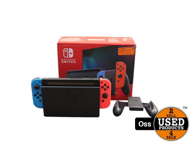 Nintendo Switch | Met doos + JoyCon Grip en Dock, Nintendo, Zo goed als nieuw, Support@nintendo.com, 11-1 Hokotate-cho, Kamitoba, Minami-ku
Kyoto 601-8501
Japan