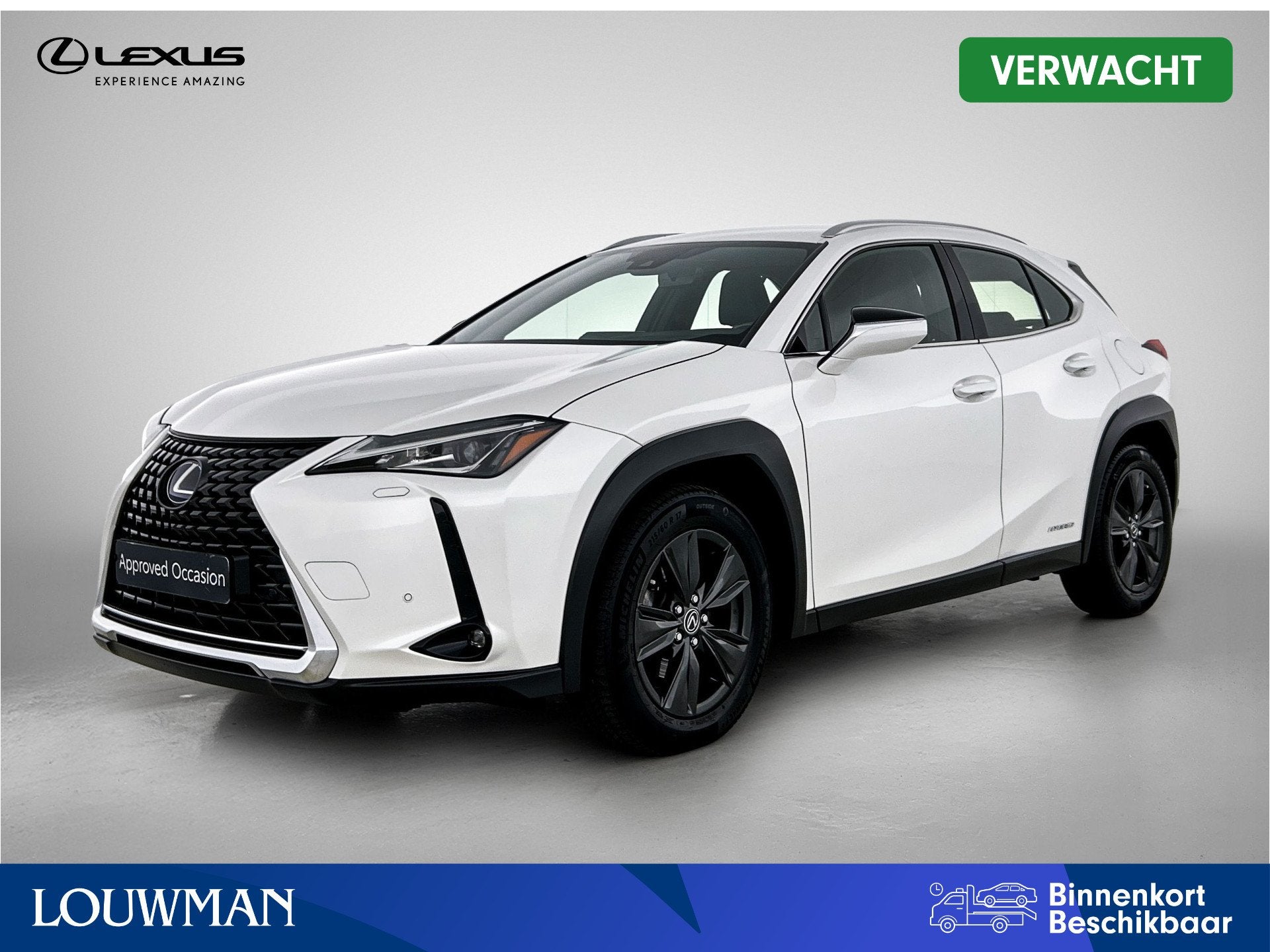 Lexus UX 250h Business Line | Navigatie | Stoel+stuurverwarm, Automaat, Gebruikt, 4 cilinders, Wit