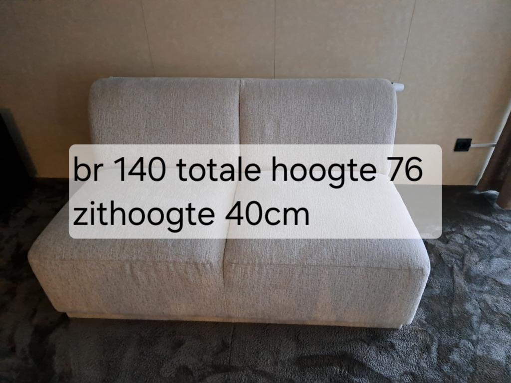 Zgan 2zits bank, Ophalen, Zo goed als nieuw