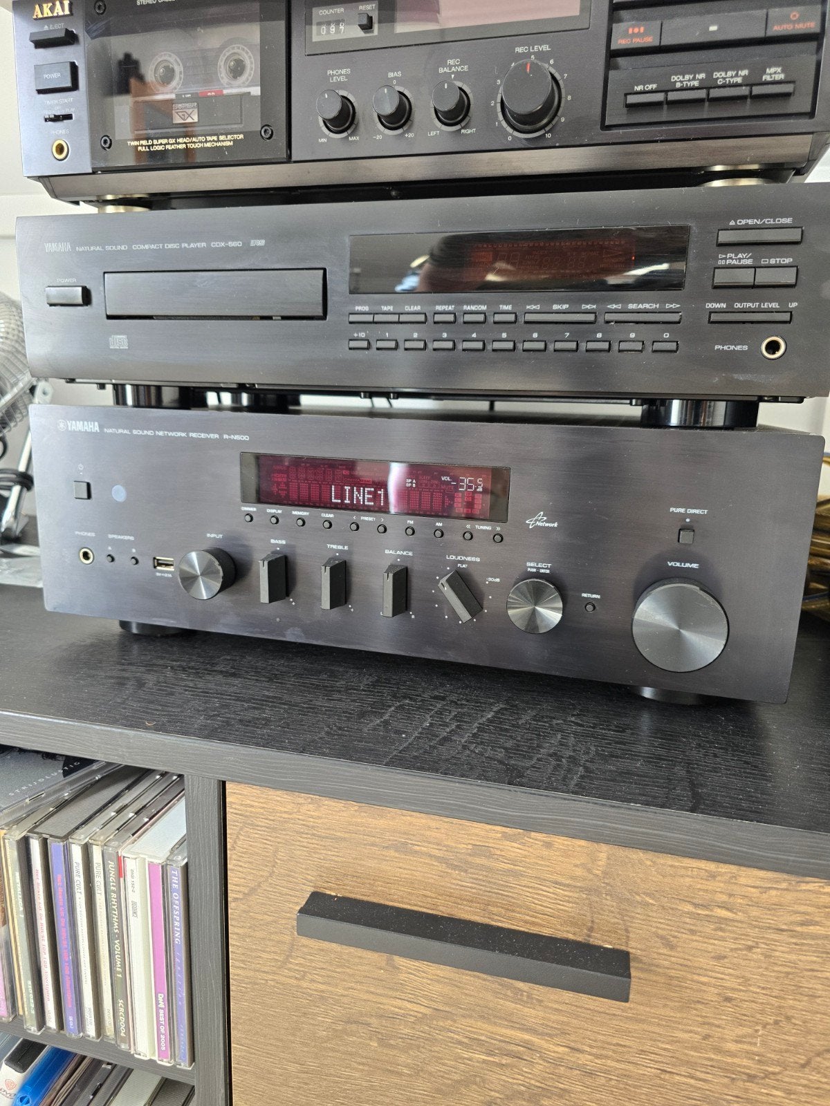 yamaha  R-N500, Ophalen, 120 watt of meer, Yamaha