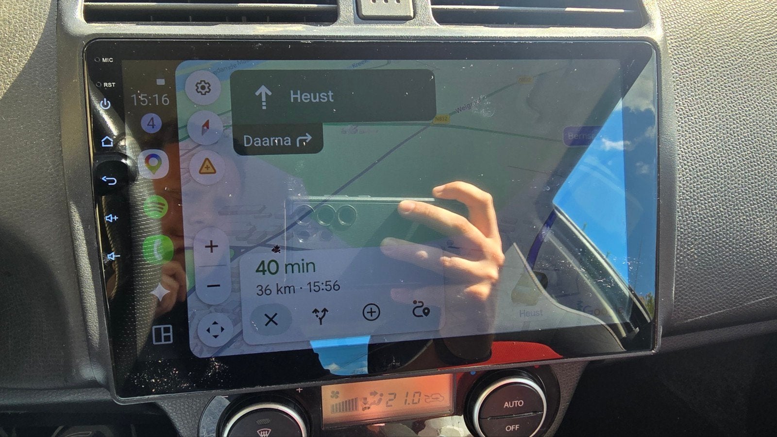 Android Auto/Apple CarPlay Scherm voor Suzuki swiftki Swift, Ophalen of Verzenden, Zo goed als nieuw