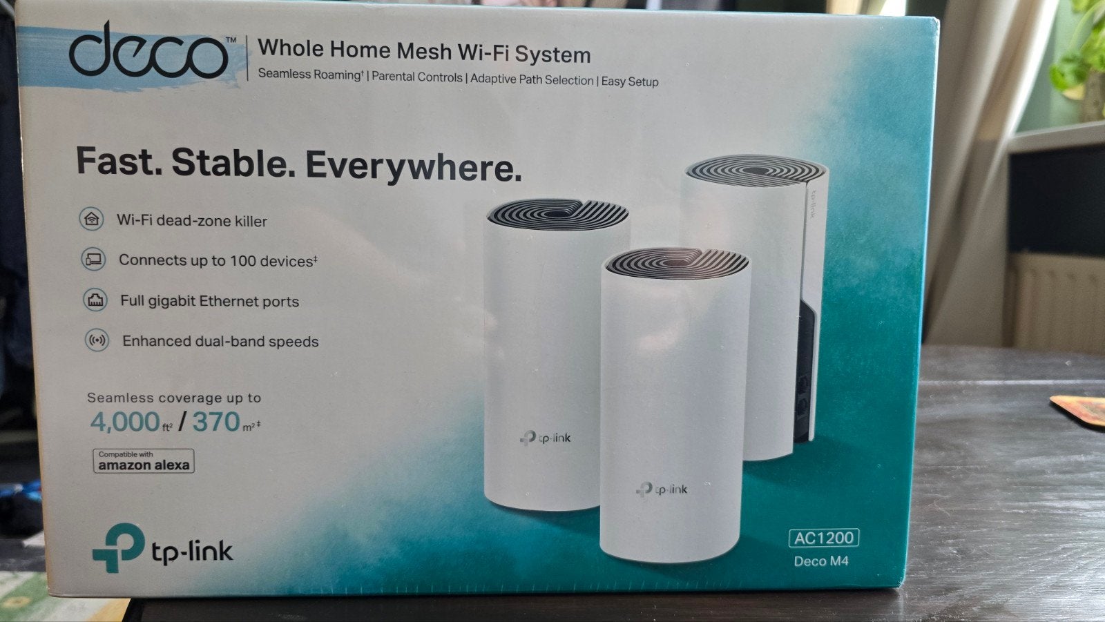 3 Wifiversterkers: TP-Link Deco M4 3-pack mesh wifi | nieuw