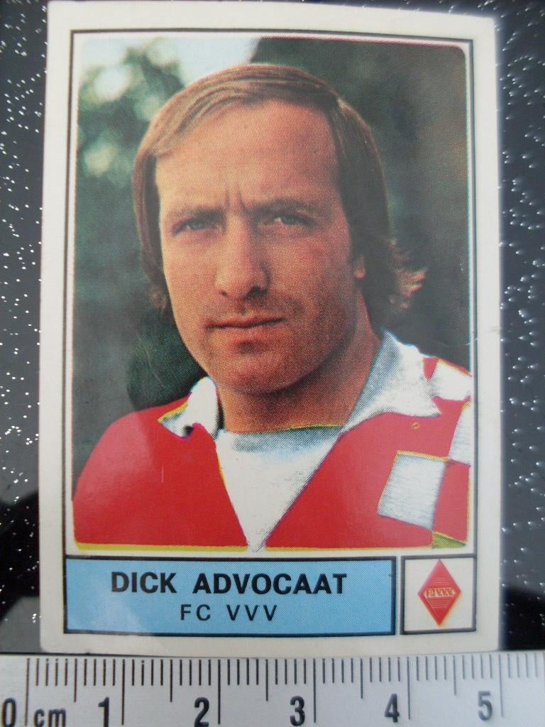 panini sticker voetbal 78 fc vvv dick advocaat nr 318, Verzenden, Zo goed als nieuw, Overige binnenlandse clubs, Poster, Plaatje of Sticker