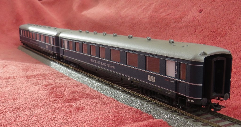 Liliput L350021. DB rijtuigen. Hoek van Holland - Basel, Gelijkstroom, Wagon, Ophalen of Verzenden, Liliput