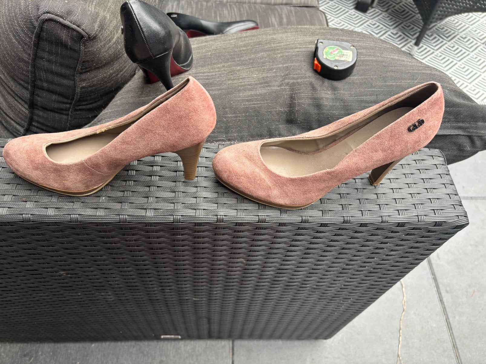 Bruine pump 37 Hak tussen 9 en 10 cm, Ophalen of Verzenden