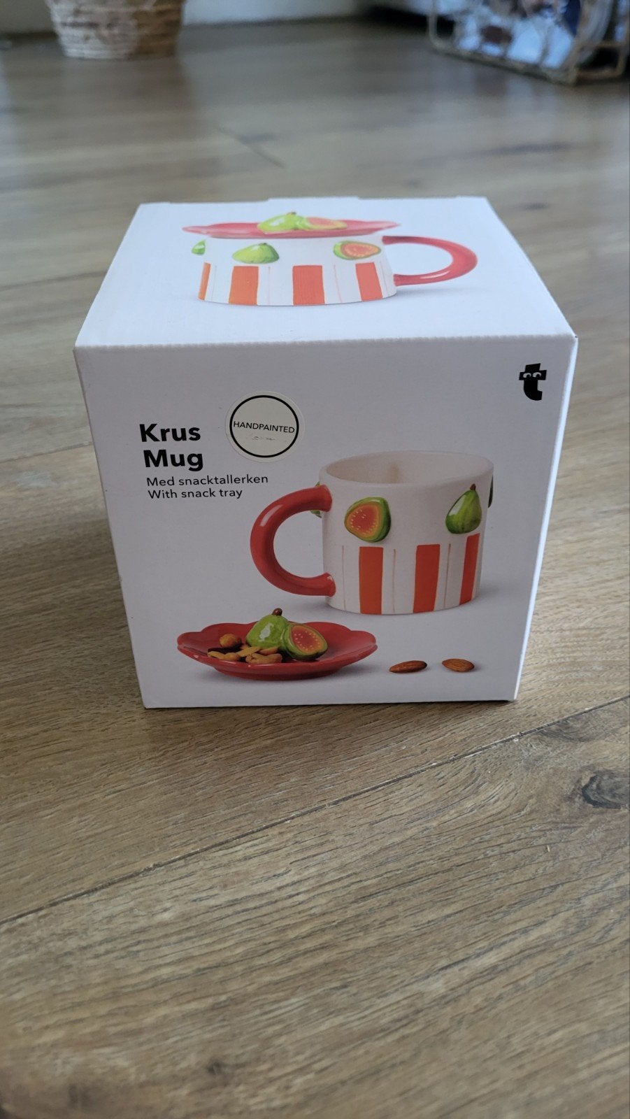 Flying Tiger mok met snackbakje - Nieuw!, Huis en Inrichting, Ophalen of Verzenden, Nieuw