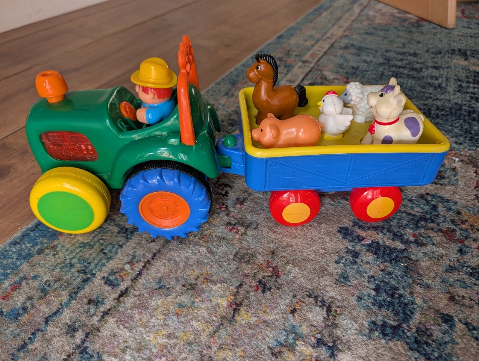 Kiddieland Boerderijtractor met dieren en geluid, Kinderen en Baby's, Ophalen, Gebruikt