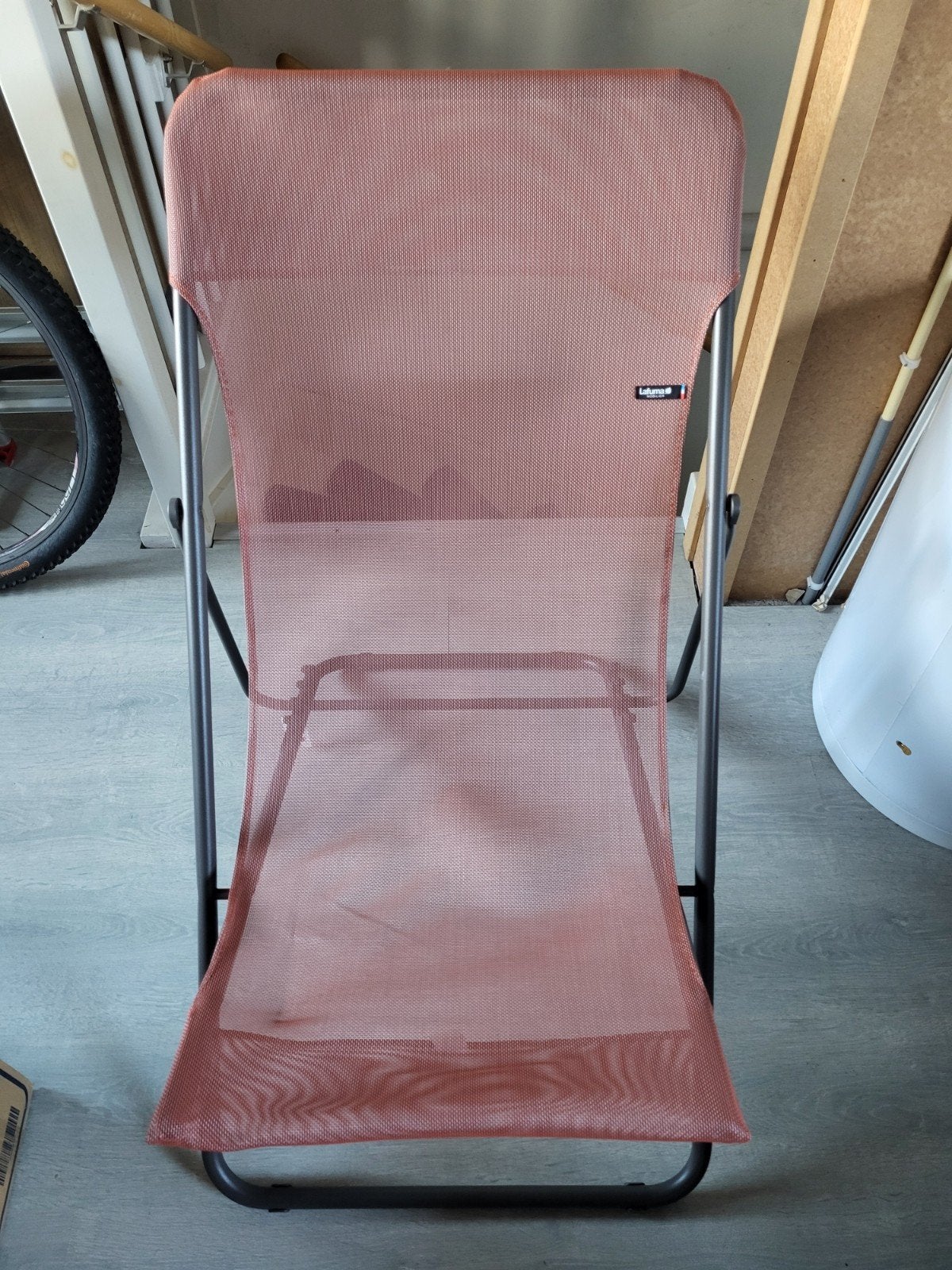 2 x Lafuma ligstoel / strandstoel, Ophalen, Nieuw, Aluminium, Verstelbaar