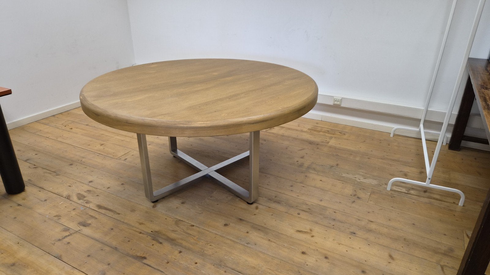 Ronde eettafel 150 cm, Rond, Ophalen of Verzenden, Zo goed als nieuw, 100 tot 150 cm