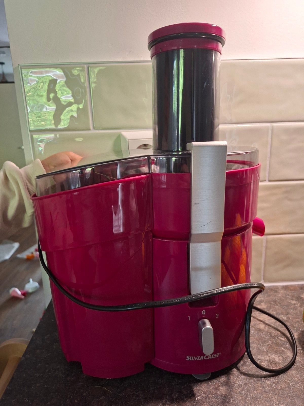 SilverCrest Sapcentrifuge, Witgoed en Apparatuur, Ophalen, Zo goed als nieuw, Vaatwasserbestendig, 2 snelheden