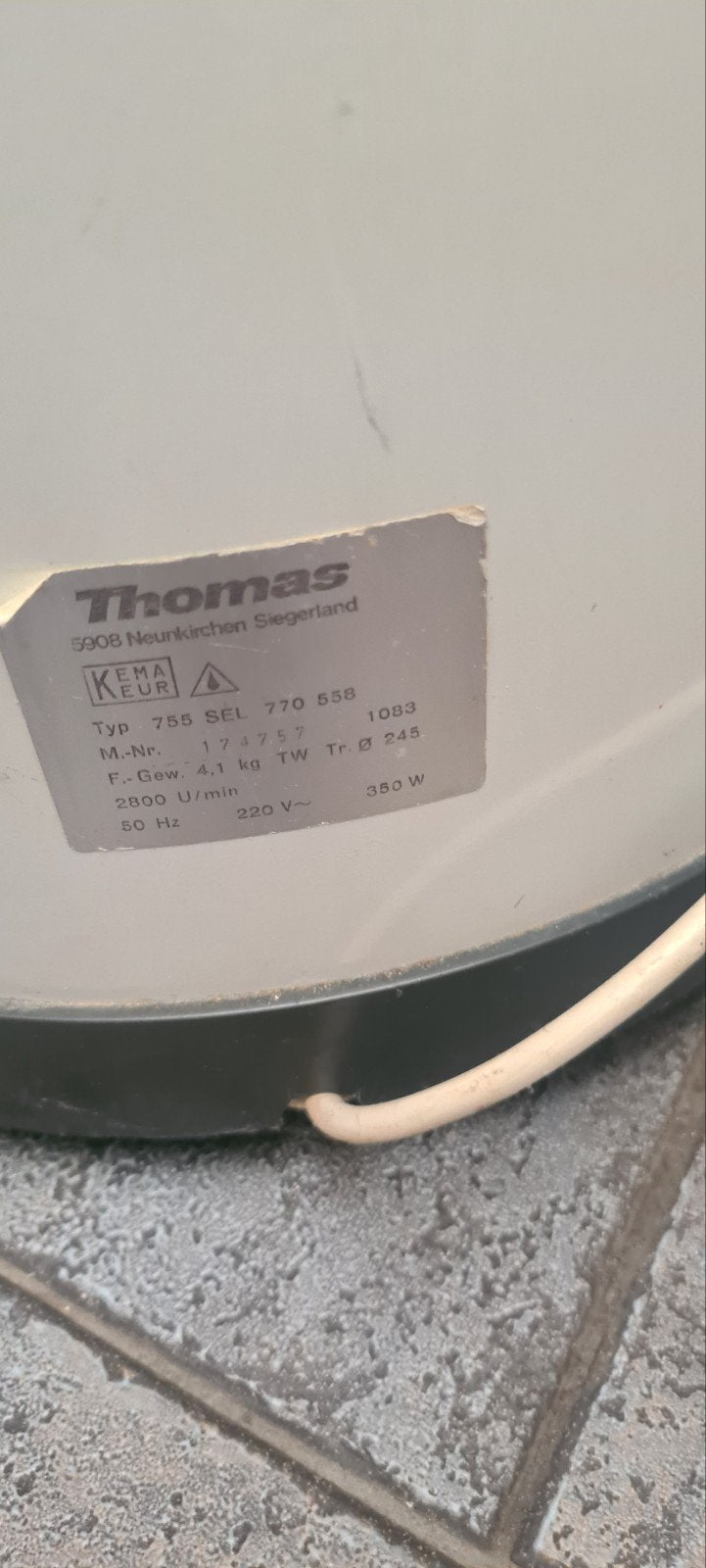 Thomas centrifuge wasdroger - 2800 toeren, Ophalen of Verzenden