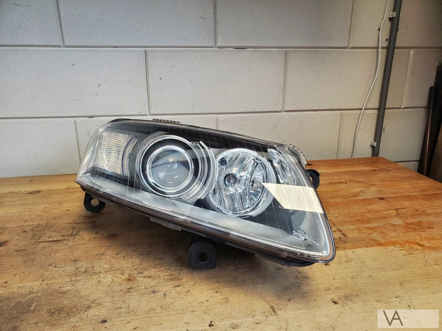 Audi A6 4f 2004 - 2009 xenon koplamp rechts met bochtlicht, Gebruikt, -, -, -