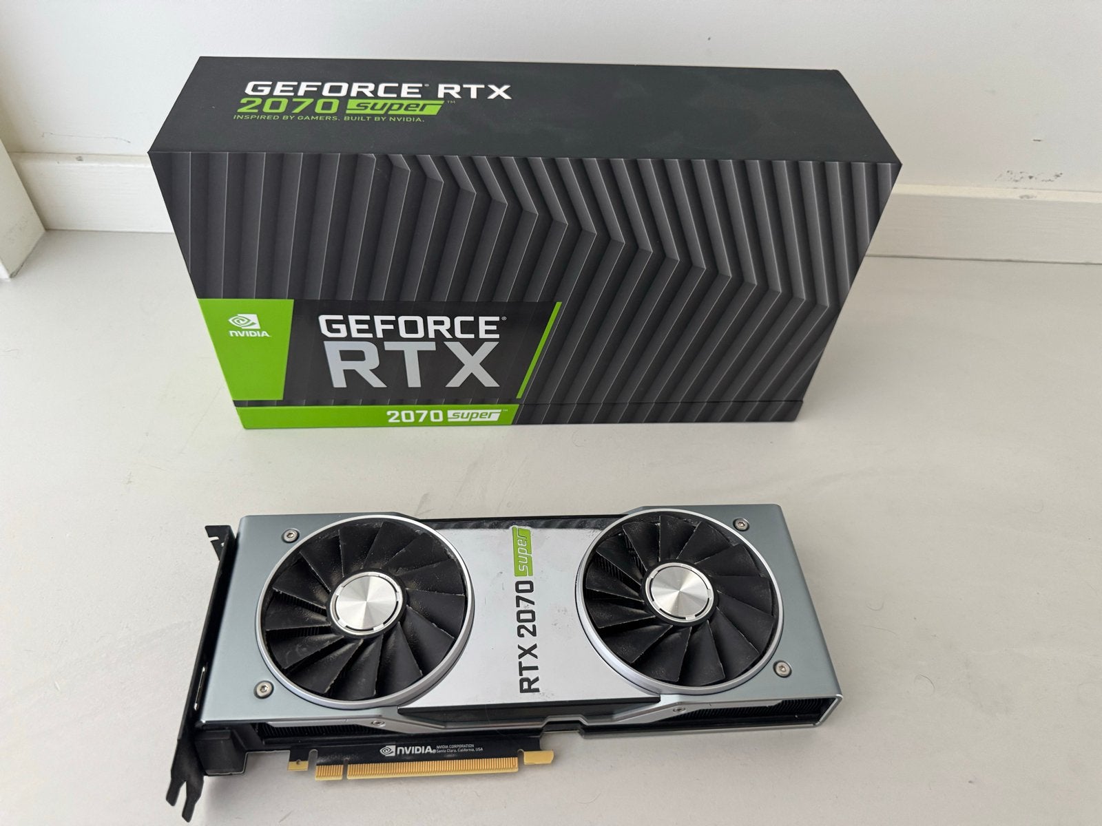 NVIDIA GeForce RTX 2070 Super Founders edition Videokaart, Computers en Software, Videokaarten, PCI-Express 3, GDDR6, Ophalen of Verzenden