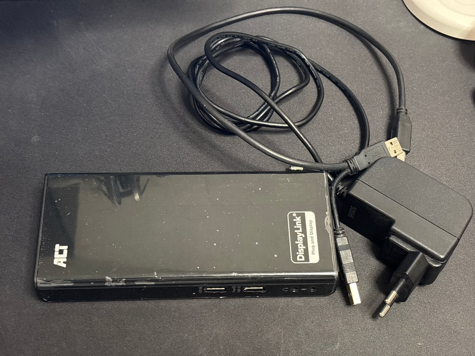 ACT Docking Station met voeding en USB-kabel, Computers en Software, Dockingstations, Ophalen of Verzenden, Gebruikt, Docking station