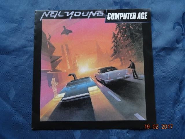 Neil Young - Computer age  (7"), Cd's en Dvd's, Vinyl Singles, 7 inch, Zo goed als nieuw, Pop, Single