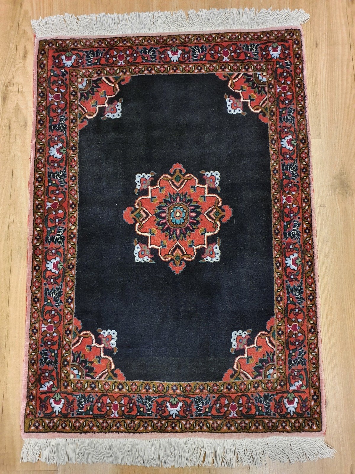 Handgeknoopt perzisch tapijt bidjar 100x63, Info@SlatsAntiek.nl, Tweedehands, Tweedehands, 100 tot 150 cm