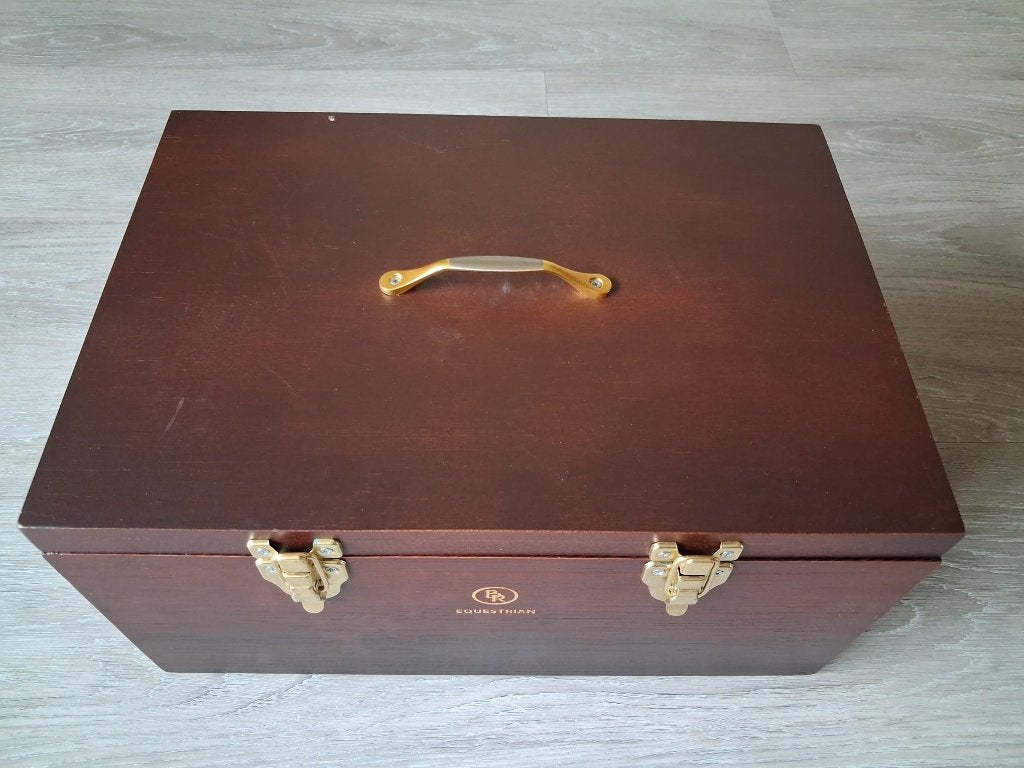 BR houten poetsbox, Dieren en Toebehoren, Paarden en Pony's | Verzorgingsproducten, Ophalen of Verzenden, Nieuw