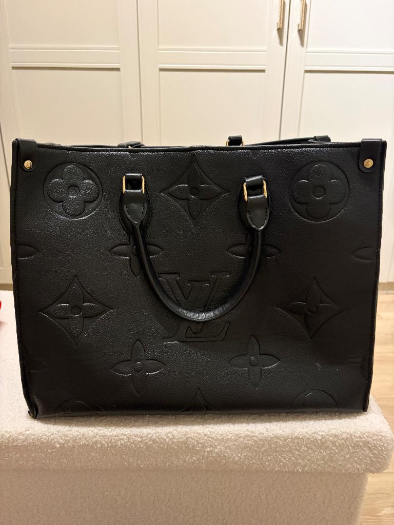 Zwarte tote bag tas, Ophalen of Verzenden, Zo goed als nieuw, Zwart, Shopper