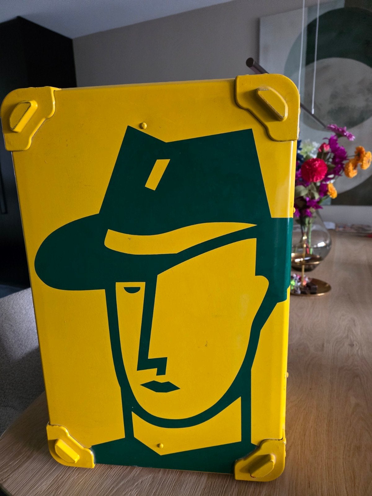 Vintage Panama Jack Metalen Kist / Koffer, Ophalen of Verzenden, Zo goed als nieuw