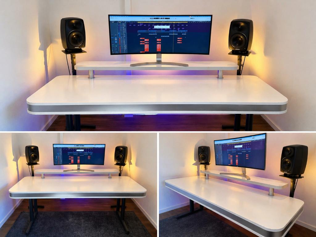 Audio studio desk | Vicoustic & Artnovion | Jan morel, Ophalen, 65 cm, Computerbureau, Demontabel