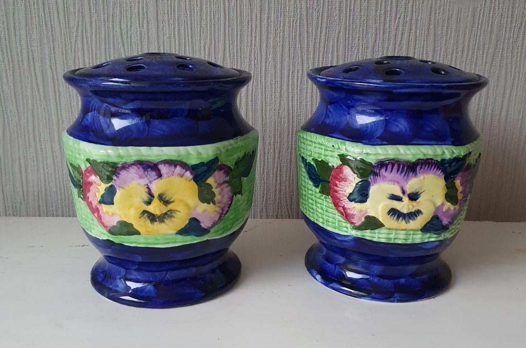 Twee "Pique fleur" vazen van Maling Pottery Engeland 1930, Ophalen of Verzenden