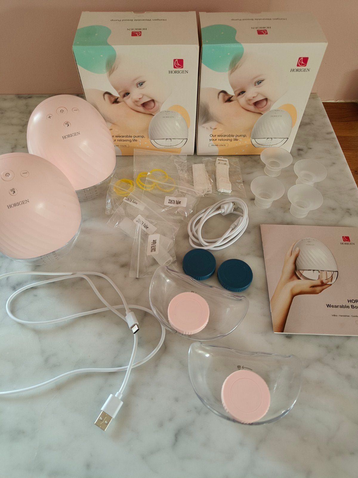Dubbele Horigen handsfree borstkolf, Ophalen of Verzenden, Borstkolf