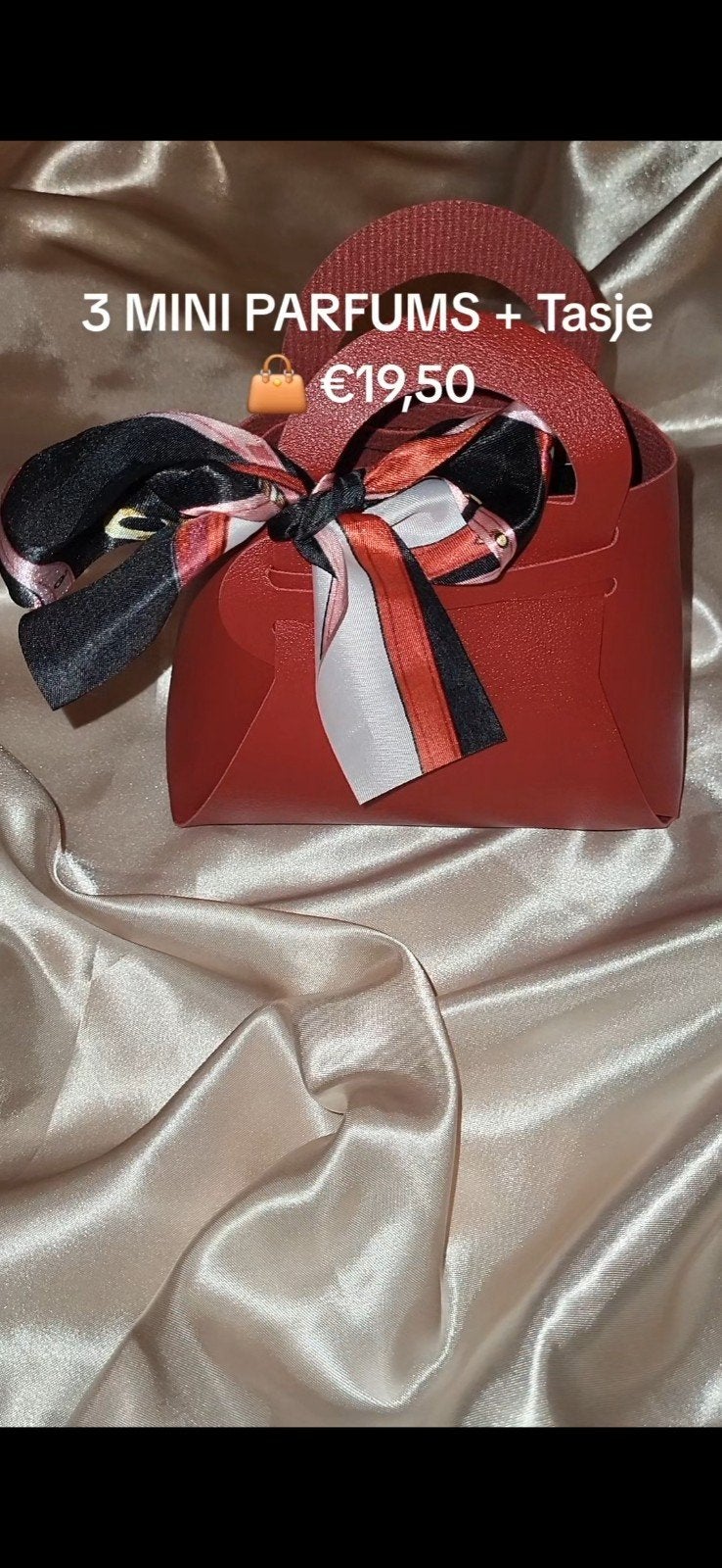Mini Luxe Parfums Set + Tasje, Ophalen of Verzenden, Nieuw