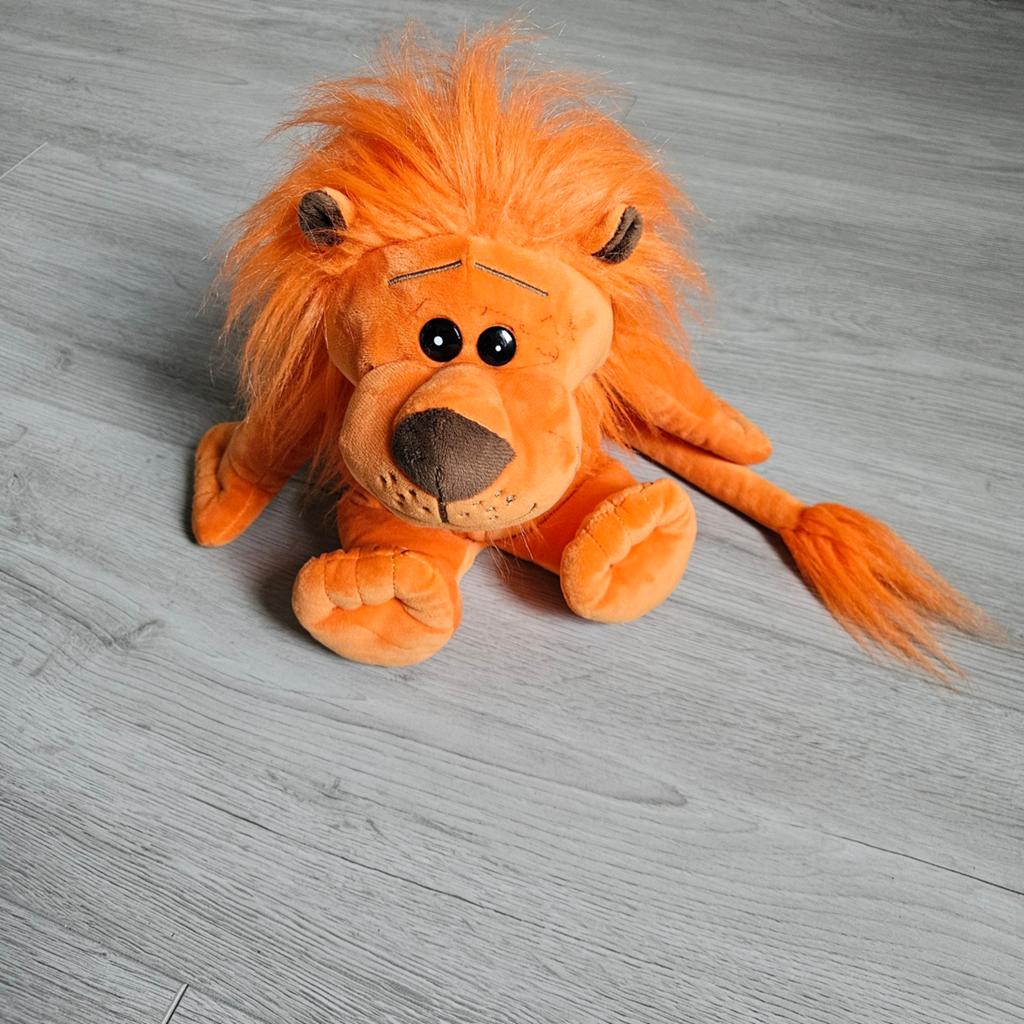 Opruiming: Oranje leeuw knuffel spaarpot, Ophalen of Verzenden, Zo goed als nieuw, Dier