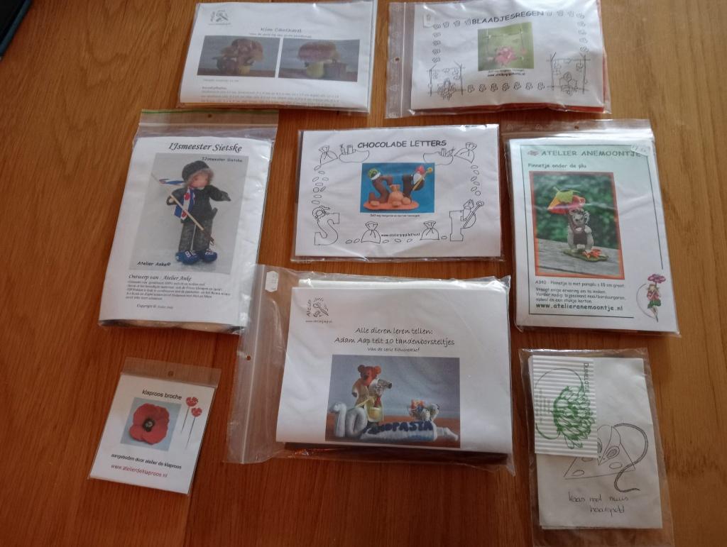 Viltpakketjes en Patronen, Ophalen of Verzenden, Nieuw, Boek of Patroon, Wolvilt