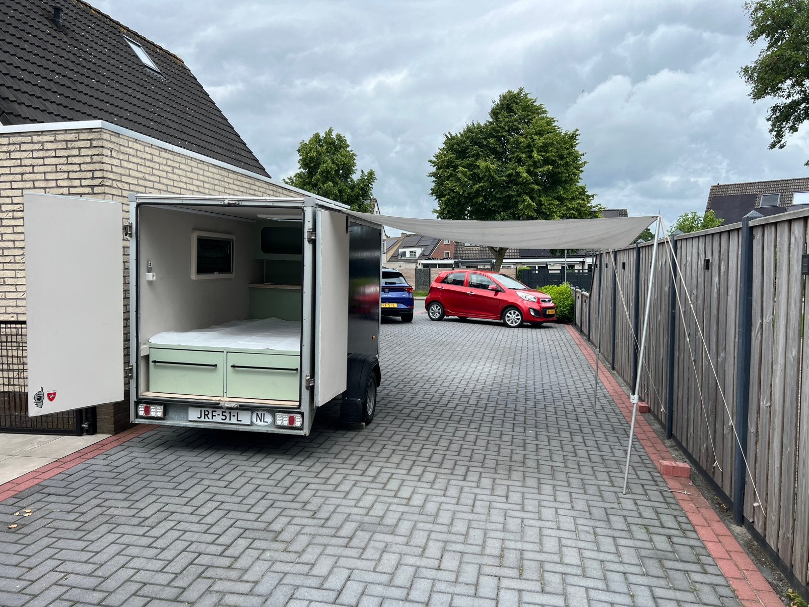 Te koop: Unieke zelfgebouwde mini caravan!, Ophalen, Gebruikt
