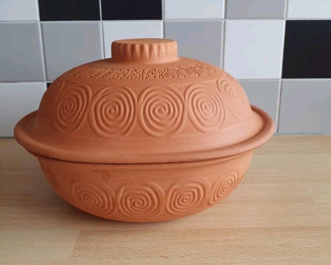 Scheuring Keramik 831 W.Germany Römertopf, Schlemmertopf, Ophalen of Verzenden, Zo goed als nieuw, Overige materialen, Kookpan