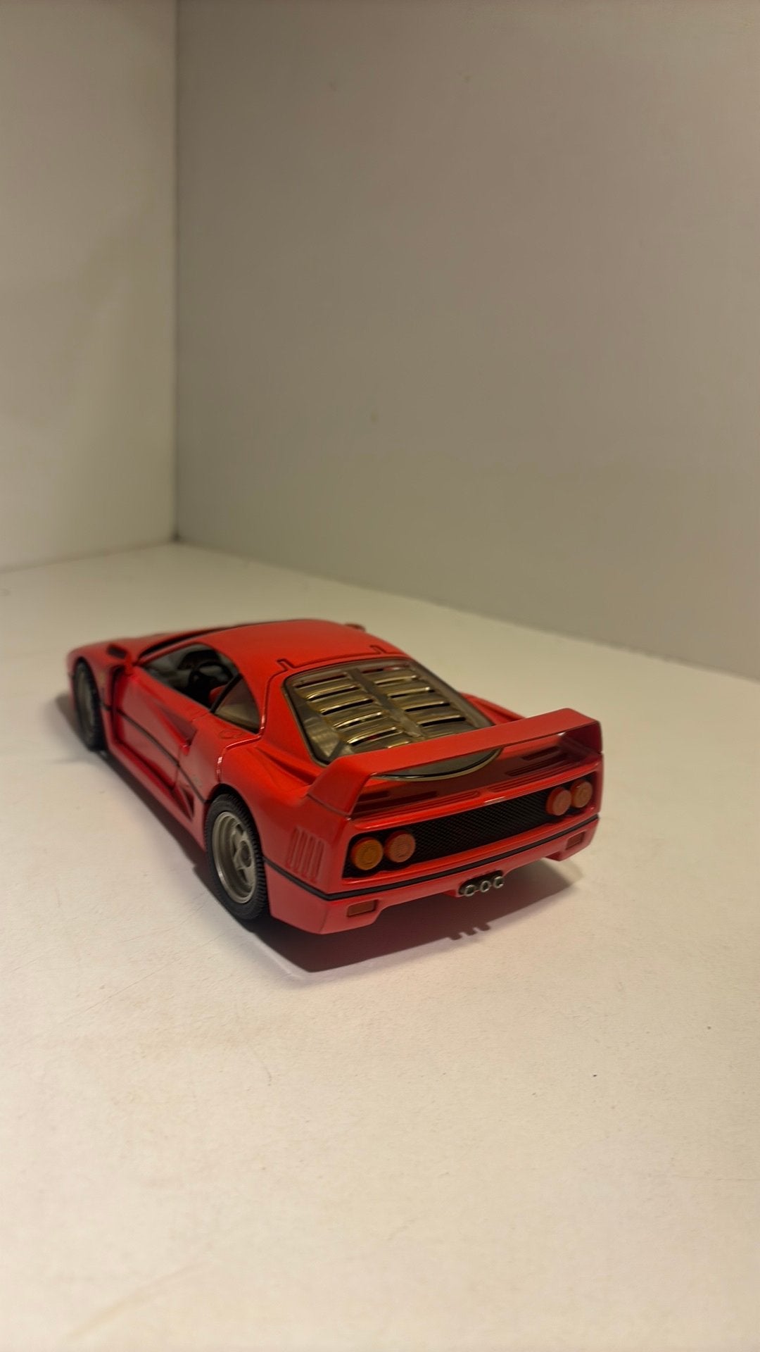 Ferrari f40 red franklin mint 1.24, Overige merken, Auto, Ophalen of Verzenden, A